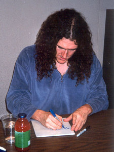 Al signing an Autograph 